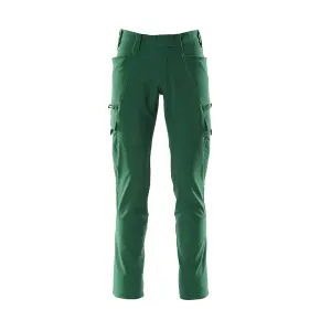 Mascot Accelerate Ultimate Stretch Trousers with Thigh Pockets - Green   (35.5) (Leg Length - Regular)