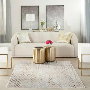 Multi Abstract Modern Rug Easy to clean Living Room and Bedroom-160cm X 221cm