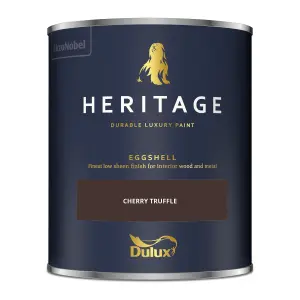 Dulux Trade Heritage Cherry Truffle Eggshell Wall paint, 750ml