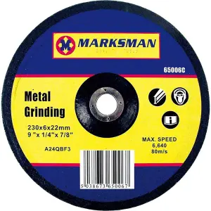 HEAVY DUTY METAL GRINDING WHEEL 6640 POWER TOOL ACCESSORY WORKSHOP DIY 9 inch