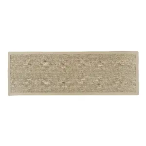 Origins Sisal Runner Light Beige with Sand Border 67CM x 200CM