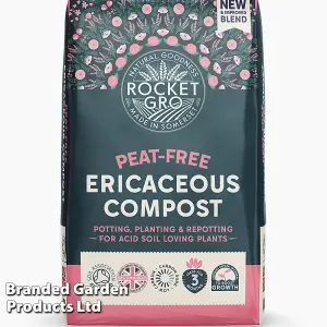 RocketGro Peat-Free Ericaceous Compost 40 Litre x 1 Unit