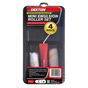 4 Pieces Dekton 4" Emulsion Roller Set