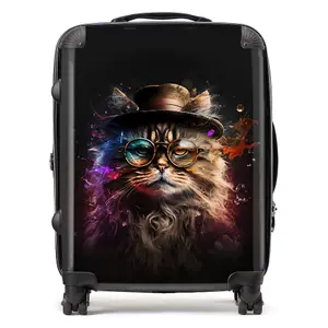 Siberian Cat Splashart Suitcase - Large