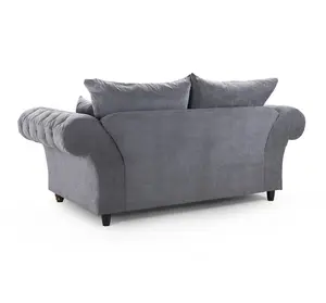 Windsor 2 Seater Sofa in Soft Grey Linen