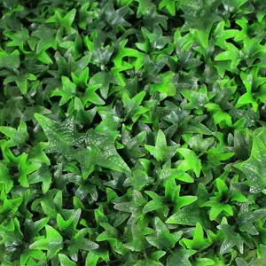 Pack of 12 Best Artificial Ivy Hedging 50cm x 50cm Mats (3 Square Metres)