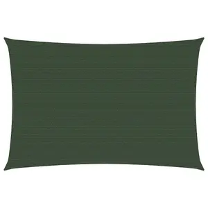 Berkfield Sunshade Sail 160 g/m2 Dark Green 6x7 m HDPE