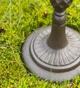 Windsor Decorative Cast Iron Bird Bath