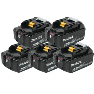 5 X Makita 18V 4.0Ah Li-Ion LXT Battery BL1840 4AH 196399-0 Genuine UK Stock