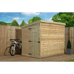 5 Ft. W x 8 Ft. D Shiplap Pent Wooden Shed