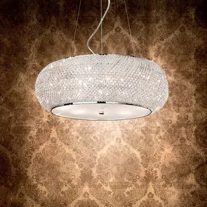 Luminosa Pasha' 14 Light Ceiling Pendant Chrome