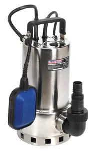 Sealey Submersible Stainless Water Pump Automatic Dirty Water 225L/min 230V WPS225A