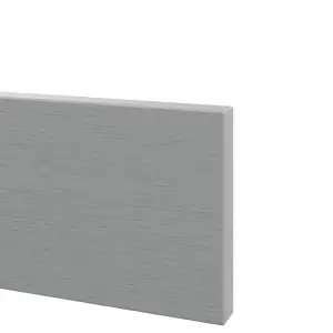 GoodHome Alpinia Matt Slate Grey Painted Wood Effect Shaker Standard Appliance Filler panel (H)115mm (W)597mm