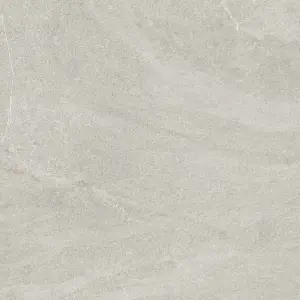 Abyss Matt Beige Stone Effect Porcelain Outdoor Tile - Pack of 2, 0.74m² - (L)610x(W)610