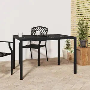 Berkfield Garden Table Anthracite 110x80x72 cm Steel