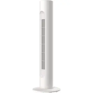 Mylek Tower Fan Cooling Cold Air Stand Fan Remote Control Oscillation and Timer White