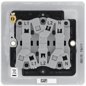 BG 10A Rocker Flat Control switch with Without LED indicator Matt