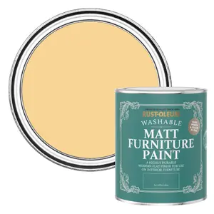 Rust-Oleum Mustard Matt Furniture Paint 750ml