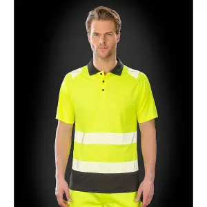 Result Genuine Recycled Mens Safety Polo Shirt