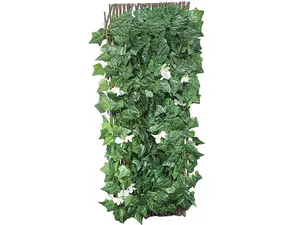 AAMEN 1 x 2m Garden Outdoor Artificial Flower Leaf Trellis