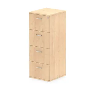 Impulse 50cm Wide 4 -Drawer File Cabinet Maple