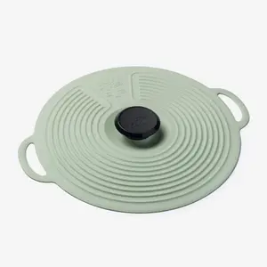 Zeal Classic Self Sealing Silicone Pan Lid 28cm, Sage Green