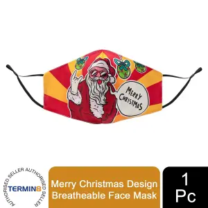 Termin8 Merry Christmas Design Breatheable Masks- Design 10