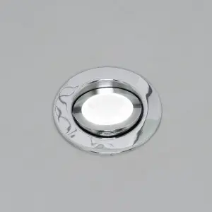 Litecraft COB LED Chrome Adjustable Colour Changing Bathroom Downlight