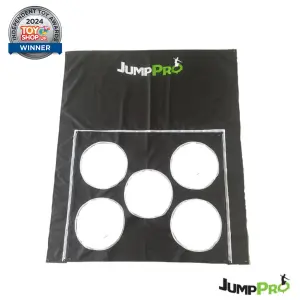 JumpPRO Trampoline Goal (Medium) - The Only Trampoline Football Goal in the World