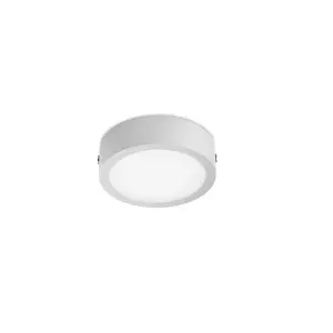 Luminosa Kaju Surface Mounted LED Downlight Round 8W Grey