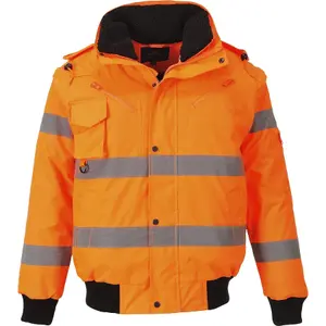 Portwest Hi-Vis 3-in-1 Bomber Jacket