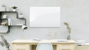 ALLboards Magnetic glass board 90x60 cm PREMIUM SUPERWHITE (super white)