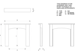 Focal Point Nebraska White Fire surround