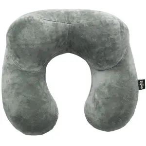 Inflatable Travel Pillow  - grey