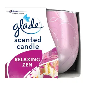 Glade Scented Candle, Air Freshener Candle 120 g Relaxing Zen