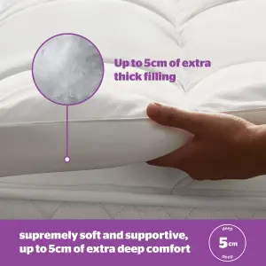 SILENTNIGHT DEEP SLEEP 5CM MATTRESS TOPPER - SUPER KING