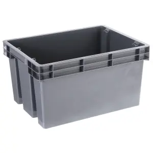 Form Xago Heavy duty Grey 15L Small Plastic Stackable Storage box