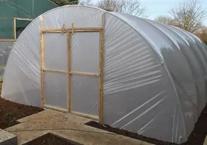 18ft x 42ft Large Commercial Heavy Duty Polytunnel Kit - Professional Greenhouse