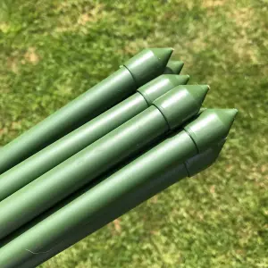 GardenSkill Ultra Heavy Duty 16mm Dia Garden Plant Support Stakes 0.75m L, Pk 16