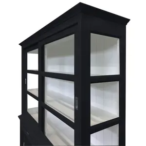 Stiles Display Cabinet Grey Anthracite