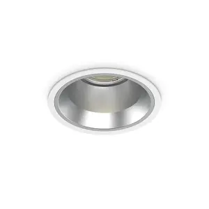 Luminosa Off Round Recessed Downlight White, 3000K, 28W