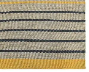 Hita Rectangular Shaped Hand Woven Oceanic Rug - Wool - L290 x W200 x H1 cm - Multicolour