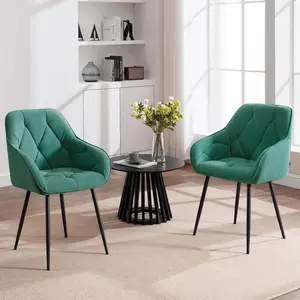 Creeve Velvet Armchair Turquoise