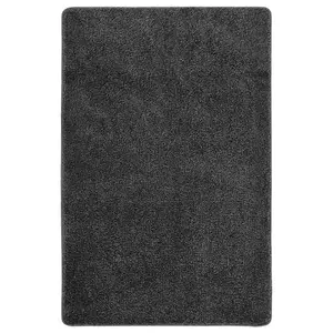 Shaggy Rug Dark Grey 200x290 cm Anti Slip