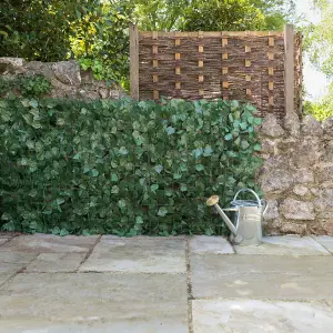 Artificial Ivy Leaf Fence Roll Garden Privacy Fence Screening 1m x 3m Christow