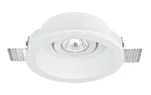 Luminosa MORGANA Recessed Adjustable Downlight White 15.5x6cm