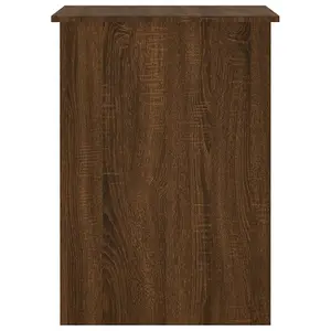 Berkfield Desk Brown Oak 100x55x75 cm Engineered Wood