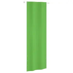 Berkfield Balcony Screen Light Green 80x240 cm Oxford Fabric