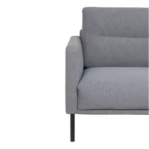 Larvik 3 Seater Sofa - Grey - Black Legs