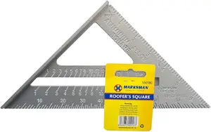 Aluminium Roofing Square Carpenters Wood Working Alloy Tool 7 Inch